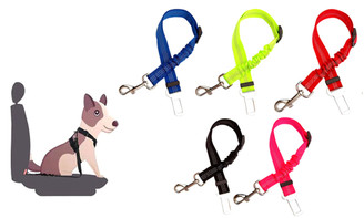 Anti Shock Dog Car Seat Belt Clip Bungee Lead Vehicle Travel Safety Harness-LA