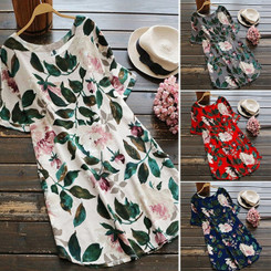 2306   NEW  Women's Floral Print Dress-LA  6796