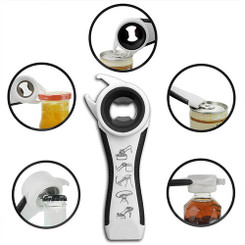 NEW-5 in 1 Multi Function Stainless Steel Can Bottle Opener