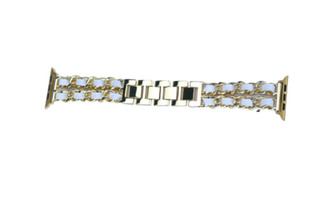NEW-Fashion Stainless Steel Strap Buckle Adapter Link Bracelet Watch Band for Apple Watch & Sport & Edition