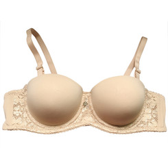 SP-Women Bra Sexy Lace Lingerie Push Up Bra Thick Cup No Trace Anti-light Breathable Women Underwear Adjustable Plus Size Bra 3038