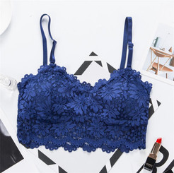 SP-woman cordless lace bra push up bralette sexy lingerie full cup backless ultra soft bra plus size bra underwear