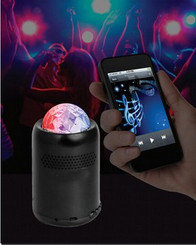 Bluetooth Speaker with rotating night/party light