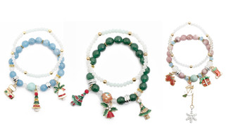 Christmas tree pendant Christmas Charm Bracelets 03 -LA