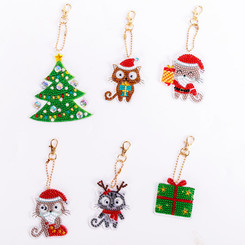 NEW-Christmas DIY Key Chains Drill0148-LA