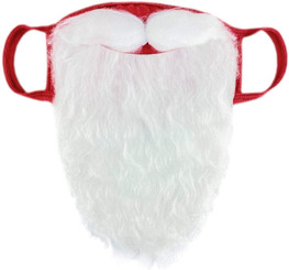 NEW-2pcs Santa Claus Face Bandanas and Beard Masque0153-LA
