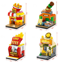 NEW-DIY City Series Street Scene Buildings Shops0205