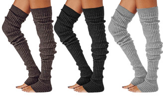 NEW-Over Knee Warm Cotton Knitted Socks0217-LA