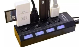 NEW-USB 2.0 HUB with Switch0223