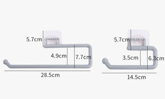 NEW 2 PCS No Punching No Trace Tissue Towel Hook 0288-la