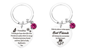 Friendship Heart Keychain-la 9467