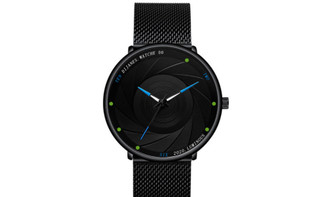 NEW Luminous Men's Mesh Strap Watch Men's Business Quartz Watch 0320