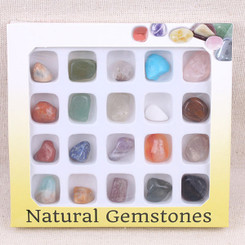 NEW Natural Crystal Ore Specimen 20 Mixed Gemstones 02652 / 0262