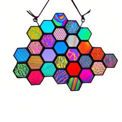 NEW Color Honeycomb Window Ornament Acrylic 0263 LA