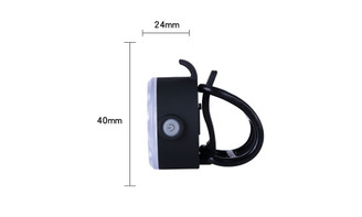 NEW Mountain bike usb charging headlight tail light riding accessories warning light (red light + white light) two pack 0278