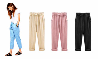 Cotton and linen Summer Casual pants -0303 LA