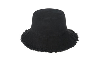 NEW Bucket hat solid color raw edge bucket hat summer outdoor foldable basin hat 5003 
