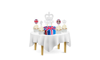 NEW 20Pcs Queen’s Platinum Jubilee Party Set 0349