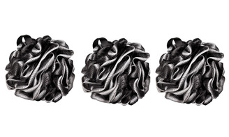 NEW  3pcs  black gradient bath ball  5164