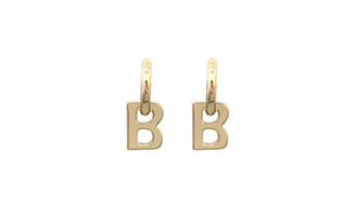 NEW Detachable Letter B Earrings 0382
