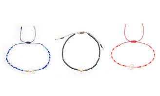 NEW  2pcs Simple ethnic style hand jewelry rice bead woven Bracelet  5328