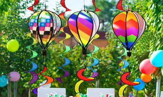 Hot Air Balloon Wind Spinner 1007