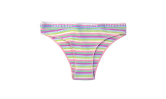 NEW 3PCS Low-rise ribbed panties 0396
