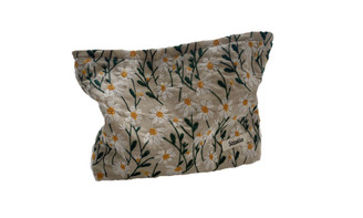 NEW Small Fresh Embroidered Daisy Flower Cosmetic Bag 5516