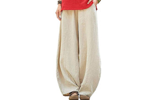 NEW  women's plus size bloomers wide leg pants 5527