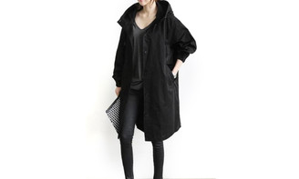 NEW women autumn casual style trench coat mid length 5634
