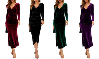 NEW 2022 Velvet Evening Dress 2112