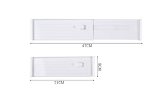 NEW 4PCS Multifunctional household retractable drawer storage divider 5685