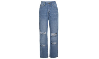 NEW women high waist hip lift ripped jeans 5713