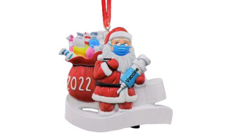 NEW Resin Christmas Santa Claus Christmas Tree Ornaments 5780