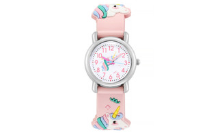 NEW Children's watches Cute unicorn pattern quartz watches Colourful plastic strap wrist watches for boys and girls 5881