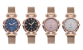 NEW Women's quartz watch magnetic strap star watch 5914
