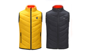 NEW Intelligent temperature control children Heated waistcoat Heated vest 6042