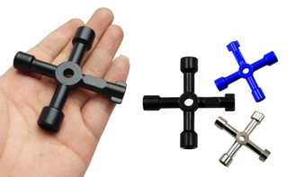 NEW Multi-purpose cruciform key wrench 6118