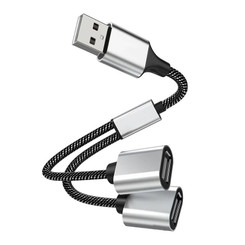 2302NEW-USB A 1 male 2 female extension wire converter6256