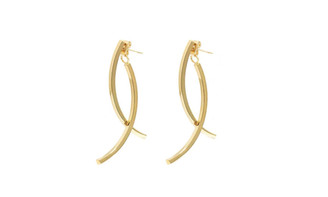 2302 NEW Temperament small design feeling cool wind earrings 6233
