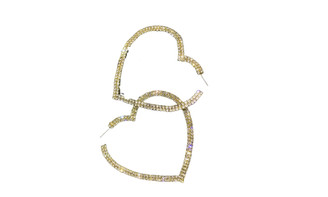 2302 NEW Trendy temperament full of love earrings 6238
