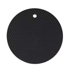 2302NEW-Round silicone casserole Mat Honeycomb Insulation mat 4pcs 6274