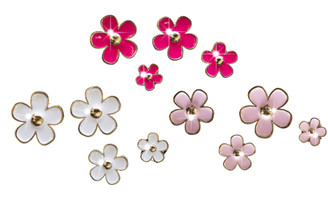 2303 NEW 8PC Car air outlet fragrance clip perfume fragrance clip cute daisy flower metal alloy air outlet decoration 6613