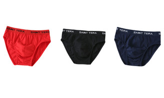 2304  NEW  4PC Men's Underwear Pure Cotton Large Mid Waist Triangle Pants 6821