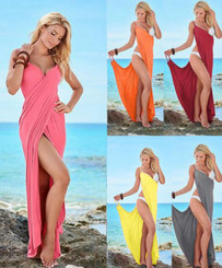 Summer Beach Body Wrap and long dress