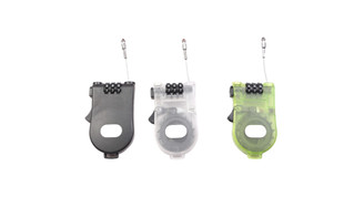 2304  NEW  Free telescopic wire rope lock computer lock wardrobe travel box box box lever box hanging plastic password lock 6734