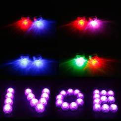 2304NEW-10pcs RGB Diamond Diving light6584