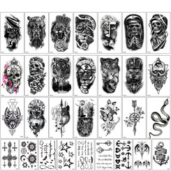 2304NEW-30pcsTiger, snake Tattoo sticker set disposable6590