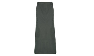 2304 NEW Workwear skirt with side slit low waisted skirt, solid color slimming casual long dress for women  6892
