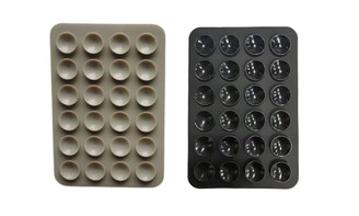 2305 NEW Square 24 particle silicone mobile phone suction cup 2PC 7097LA